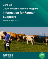 Bord Bia - USDA Process Verified Program Information for Farmer Suppliers
